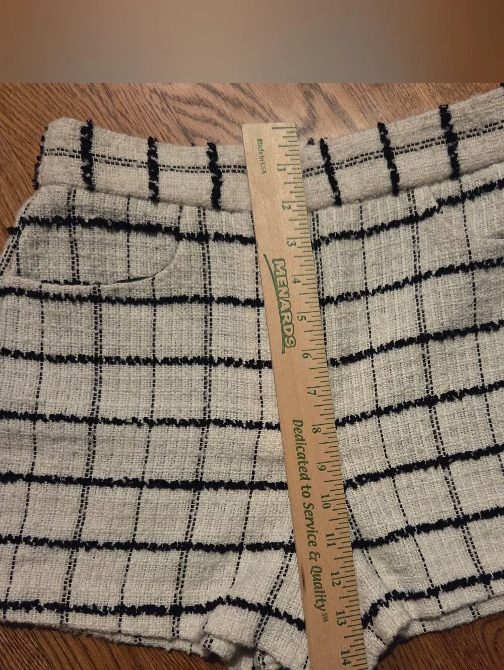 ZARA Tweed Set – Blazer & Shorts Size M/S - Picture 4 of 16